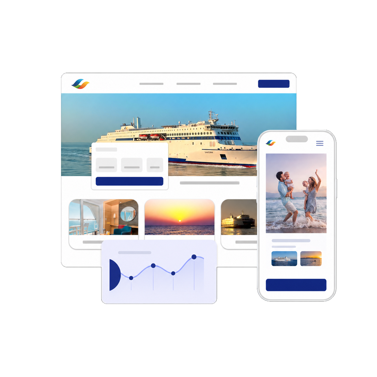 Illustration plateforme e-commerce