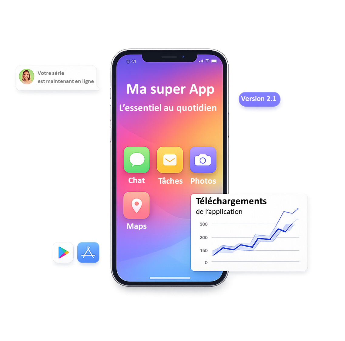 Illustration application mobile