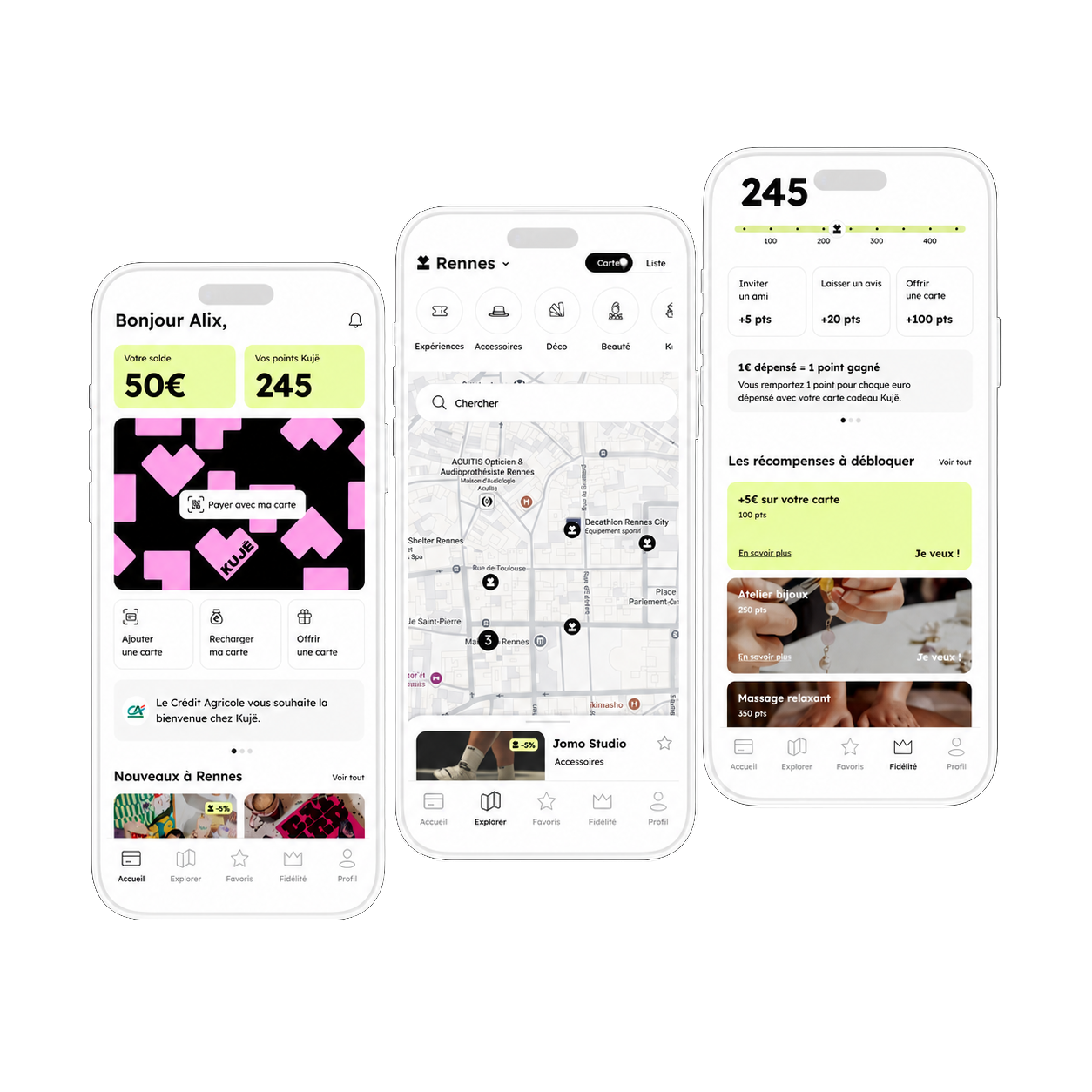Illustration application mobile et CRM